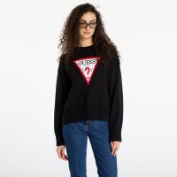 Sweter Guess Jeans Ls Cn Big Triangl Black M