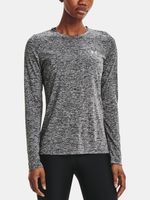 Under Armour Tech LS Crew Twist-BLK Póló Fekete