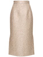 Ariceli Jacquard Tweed Midi Skirt