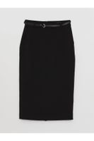 LC Waikiki Women's Standard Fit Belt Waist Skirt