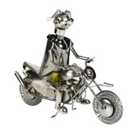 Darčekový stojan na fľašu - Motorkár ALBI