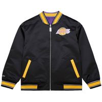 Mitchell & Ness NBA All Star Lakers Reversible Satin Jacket - Pánske - Bunda Mitchell & Ness - Čierne - JK13888-ASLBKPR - Veľkosť: XL