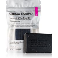 Carbon Theory Charcoal & Tea Tree Oil čistilni piling za telo za problematično in mastno kožo 100 g