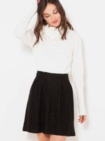 Black Lace Skirt CAMAIEU - Women