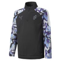 PUMA Tehnička sportska majica 'Neymar Jr Creativity'  svijetloplava / kameno siva / tamno ljubičasta / crna