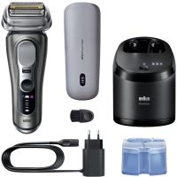 Braun Series 9 PRO+ 9675cc elektrický holiaci strojček s čistiacou a nabíjacou stanicou Black 1 ks