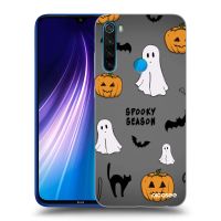 Silikónový čierny obal pre Xiaomi Redmi Note 8 - Spooky season 2