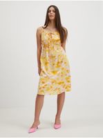 Yellow women's patterned dress VERO MODA Joa - Women's