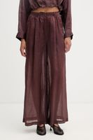 Isabelle Blanche pantaloni straight pentru femei, din in