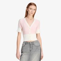 T-shirt adidas V-Neck Shirt With Buttons Sandy Pink M