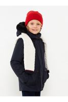 LC Waikiki Hooded Basic Boy's Coat