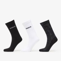 Κάλτσες Hugo Boss H-3-Pack Qs Logo Piquet Cc Multicolor 40-46