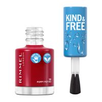 Rimmel London körömlakk - Kind & Free Nail Polish - 156 Poppy Pop Red