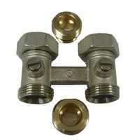 Připojovací šroubení k radiátorům Sanicomfort / H kus / 1/2" / kov