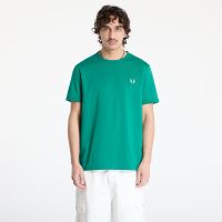Koszulka FRED PERRY Ringer T-Shirt Label Green M