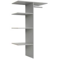 MID.YOU VNITŘNÍ ČLENĚNÍ, šedá, 87/150/50 cm