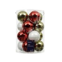 SADA VIANOČNÝCH GUĽÍ 16 ks