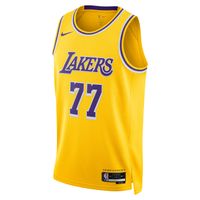 Nike Dri-FIT NBA Los Angeles Lakers Icon Edition 2022/23 Luka Doncic Swingman Jersey - Pánske - Dres Nike - Žlté - DN2009-741 - Veľkosť: 2XL