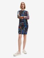 Desigual Lettering Rochie Negru