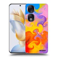 Silikónový prehľadný obal pre Honor 90 5G - Bubbles