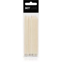 MYLAQ Wooden Sticks дерев’яний пушер для кутикули 10 кс