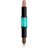 NYX Professional Makeup Wonder Stick Dual Face Lift двустранна контурираща писалка цвят 04 Medium 2x4 гр.