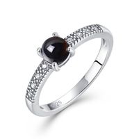 Olivie Stříbrný prsten BLACK ONYX 9526 Velikost prstenů: 5 (EÚ: 49 – 50)