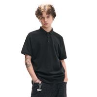 Cropp - Bombažna polo majica basic - črna
