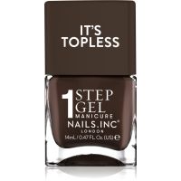 Nails Inc. It’s Topless gélový lak na nechty pre dlhotrvajúci efekt odtieň Kourtney 14 ml