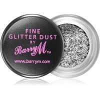 Barry M Fine Glitter Dust bleščeča senčila za oči odtenek Silver 10 g