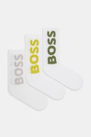 BOSS ponožky pánske 3P QS Rib Logo CC 3-pack