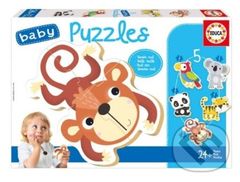 Divoká zvěř 5v1 (Baby puzzle) - puzzle z kategorie Maxi dílky