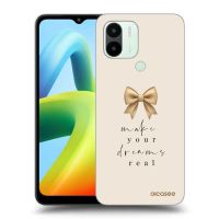 Silikónový čierny obal pre Xiaomi Redmi A2 - Golden Dream