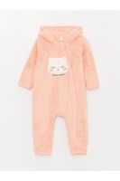 LC Waikiki Hooded Long Sleeve Baby Girl Plush Jumpsuit city