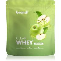 brandl Clear Whey Isolate Molkenprotein ohne Zucker Geschmack Green Apple 800 g