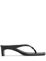50mm Leather Thong Sandals