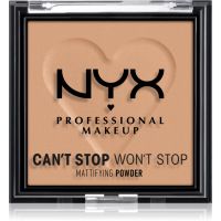 NYX Professional Makeup Can't Stop Won't Stop Mattifying Powder matirajući puder nijansa 06 Tan 6 g