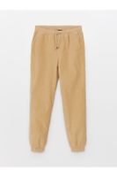 LC Waikiki Basic Velvet Boys' Jogger Pants with Elastic Waist