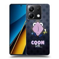 Silikónový čierny obal pre Xiaomi Poco X6 - COONDA chlupatka - tmavá