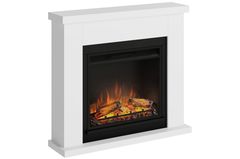 Tagu elektrický krb Frode Pure White, 1500 W, LED