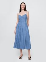 GAP Denim maxi dress with pockets - Women's