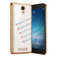 METALLIC Silikonski ovitek Xiaomi Redmi Note 2 zlat