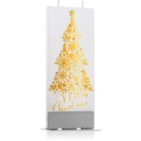 Flatyz Holiday Gold Merry Christmas Tree διακοσμητικά κεριά 6x15 εκ