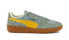 Puma Palermo Weathered Green Moon - Pánske - Tenisky Puma - Zelené - 401722-01 - Veľkosť: 43