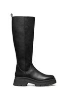 Geox Kožené kovbojské topánky Geox D PLUETTE