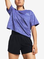 Under Armour Vanish Energy Emboss Crop SS Majica ljubičasta