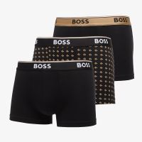 Μπόξερς Hugo Boss Trunk 3-Pack Power Desig Beige S