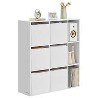 Boxxx REGÁL, biela, 83/91,8/27 cm