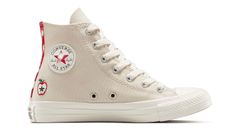 Converse Chuck Taylor All Star Checkered Accents Ženy,Děti - Tenisky Converse - Beige - A13176C-4 - Size: 4