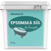 Allnature Epsomská soľ soľ do kúpeľa 5000 g